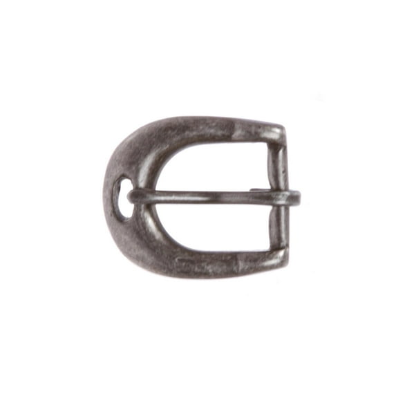 3/4" (19 mm) Single Prong Solid Brass Horseshoe Belt Buckle