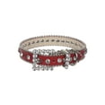 thumbnail image 1 of 3/4" (20 mm) Metallic Rhinestone Dog Collar, 1 of 1