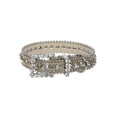 thumbnail image 1 of 3/4" (20 mm) Metallic Rhinestone Dog Collar, 1 of 1