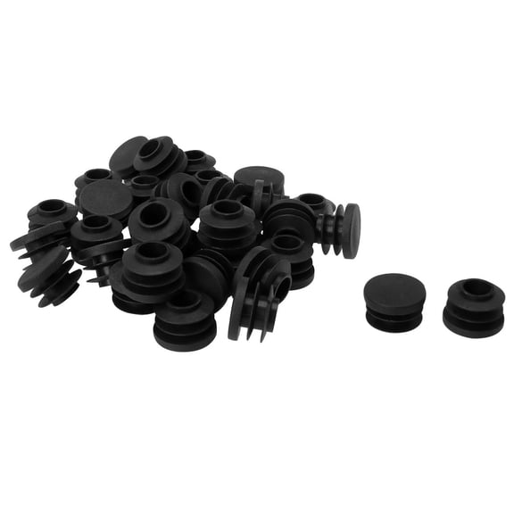 3/4" 20mm OD Plastic Round Tube Inserts Protector 36pcs, 0.67"-0.75" Inner Dia