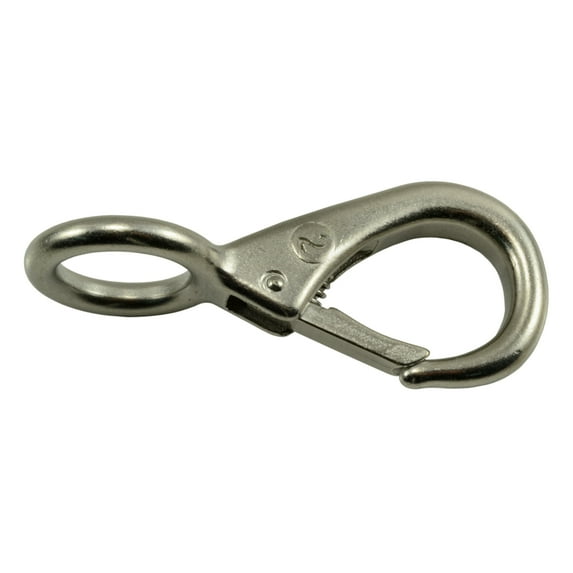 3/4" 316 Stainless Steel Fixed Trigger Snap Hooks (1 pcs.)