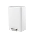 thumbnail image 1 of 3.4/4/4.8 Gallon Trash Can,Rectangular Stainless Steel Waste Bin with Quiet Foot Pedal, Soft-Close Lid & Removable Bucket, Trash Bin Garbage Can for Office, Small Kitchen, Home, 1 of 8