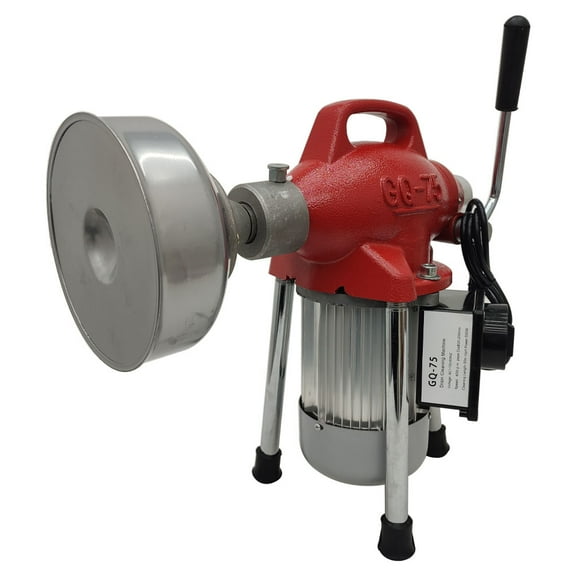 3/4"-4" Electric pipe dredging machine Sectional Pipe Drain Cleaner Cleaning Machine 110V