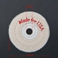 thumbnail image 1 of 3/4/5/6/7/8"Cloth Buffing Wheel Grinder For Wood Metal Jewelry Polishing Tools, 1 of 14