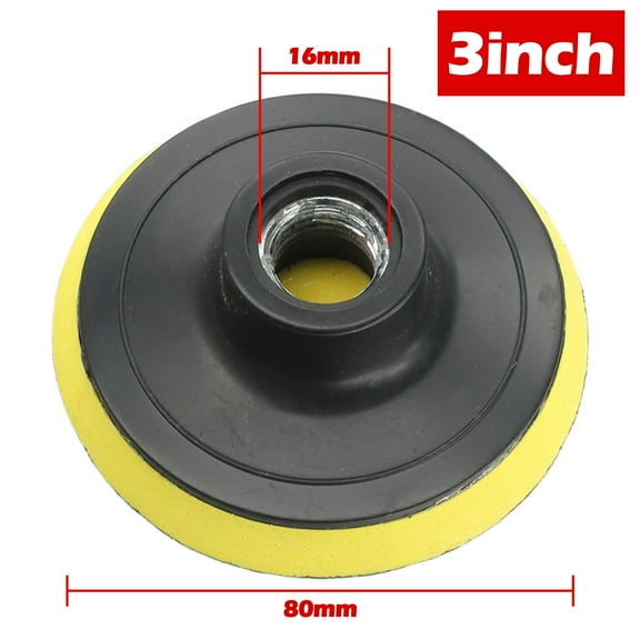 3 4 5 6 7 Inch Sanding Disc Backing Pad Drill Rod 100 125mm Sandpaper Electric Polishing Machine Disks For Sander