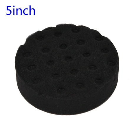3/4/5/6/7 Inches Black Foam Finishing Pads