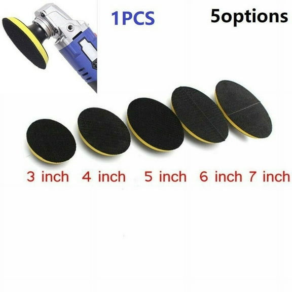 3/4/5/6/7 Inches Hook W/ Loop Backing Plate Pad For Sanding Polishing Sander 4Inch Fangkenuo