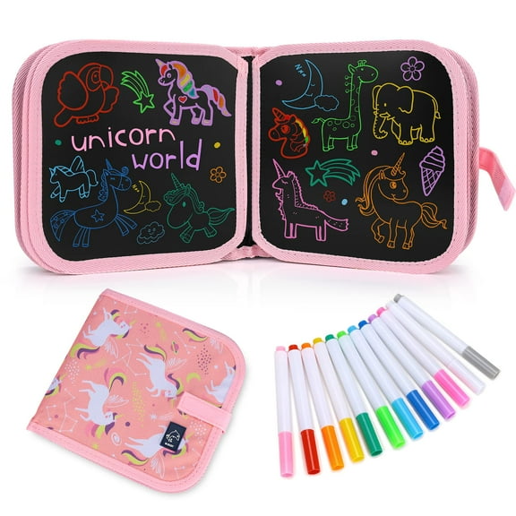 3 4 5 6 7 Year Olds Boy Girl Gifts Toddlers Drawing Pad Kids Drawing Tablet Toys for 3-7 Year Olds Boys Girls Drawing Board Book Writing Tablet Age 3 4 5 Arts and Crafts for Kids Learning Resources