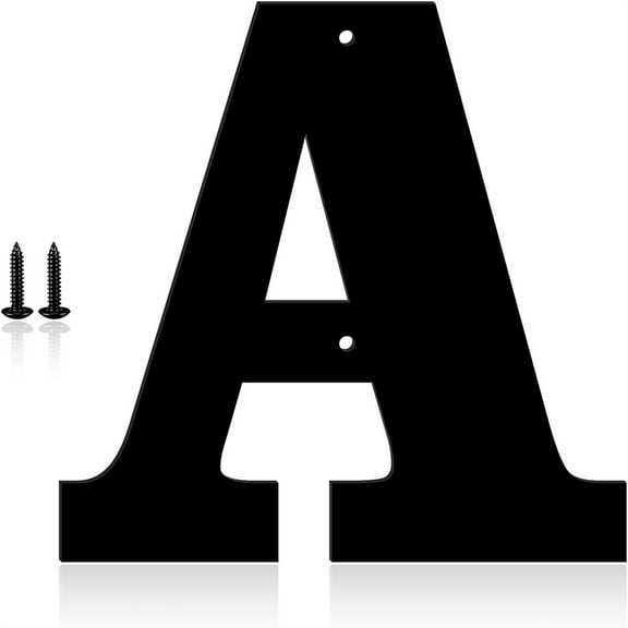 3" 4" 5" 6" 8" 10" 12" Metal Modern House Numbers, House Address Letters and Numbers for Outside Signs - Metal Letters Door Numbers Signage Street Address Plaque for Garden Door Mailbox Dr, 4 Inches