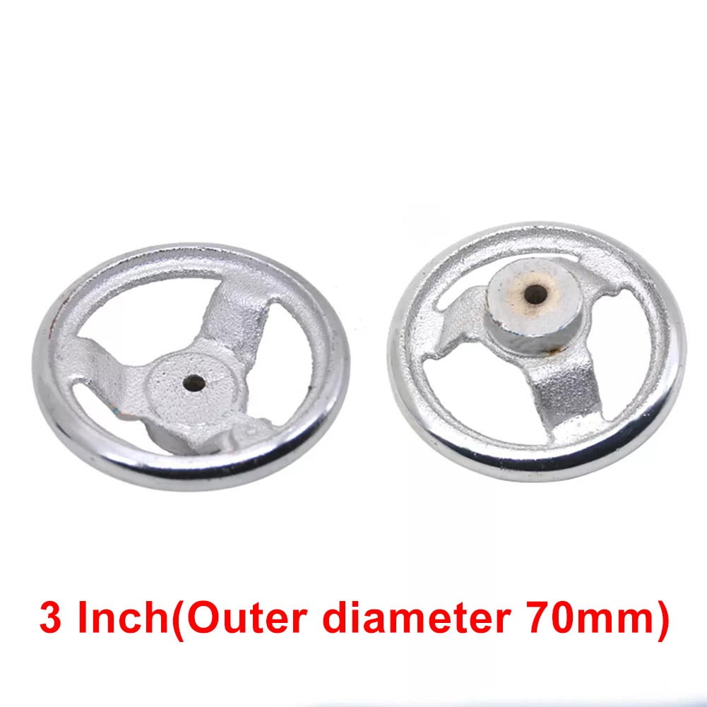 3/4/5/6/8/10/12 inch Handwheel 3-spoke Machinery Hand Wheels Chrome ...
