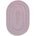 thumbnail image 1 of Rhody Rug PT15R024X072 2 x 6 in. Playtime Violet & Multicolor Oval Rug, 1 of 2