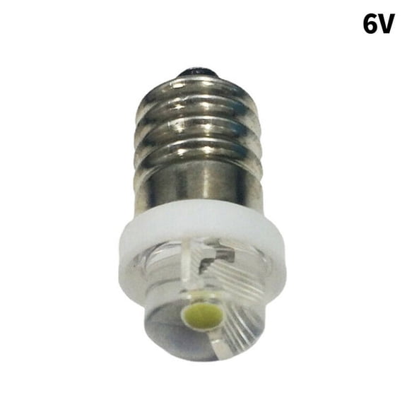 3/4.5/6V 0.5W Flashlight Bulb 6000K White LED E10 Socket Replacement Bulb For Flashlight Lantern Torch Led Bulbs