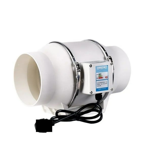 3/4/5/6inch Exhaust Fan Kitchen Pipe Duct Fan Bathroom Extractor Ventilation Toilet Wall Air Cleaning Window Industrial Fan ,Energy-Efficient