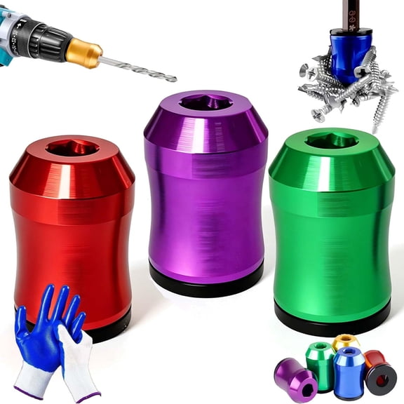 3/4/5 Pcs Magnetizer & Demagnetizer Tool Set, Magnetic Screwdriver Ring for Drill Bits, Ideal for Home Repair, Workshop and Assembly Use