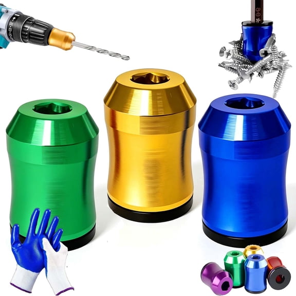 3/4/5 Pcs Magnetizer & Demagnetizer Tool Set, Magnetic Screwdriver Ring for Drill Bits, Ideal for Home Repair, Workshop and Assembly Use
