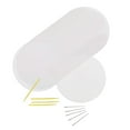 thumbnail image 1 of 3''/4.5'' Round Mesh Canvas for Embroidery Knit Crochet Projects 115mm, 1 of 9