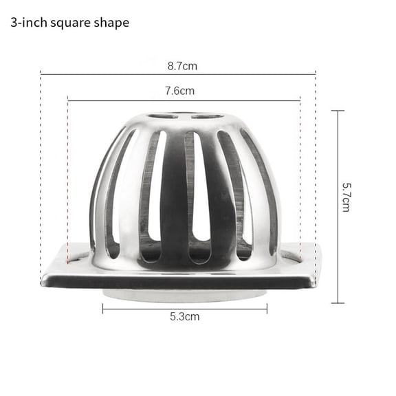 3/4/5inch Stainless Steel Gutter for Leaf Guard Downpipe for Protection Roof Pipes