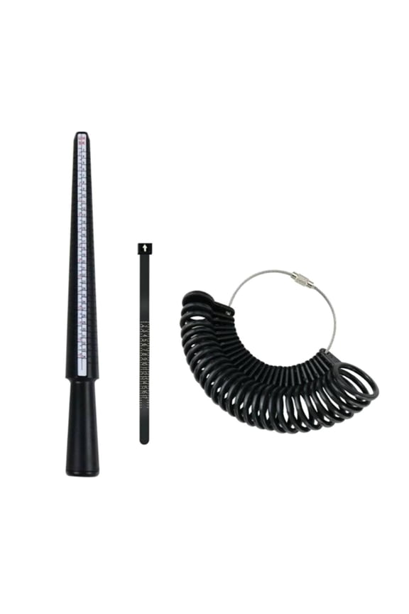 3/4/6/7Pcs Rings Sizer Measuring Tool Rings Mandrel Rings Measurement Tool, Men Women Finger Gauge Jewelry Making