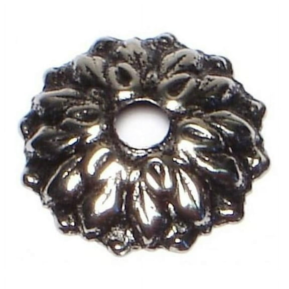 3/4" Antique Silver Rosettes MHAS-051 (8 pcs.)