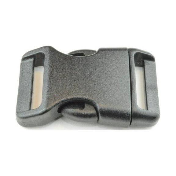 3/4" Black Buckle - 20 pack - Great for Paracord