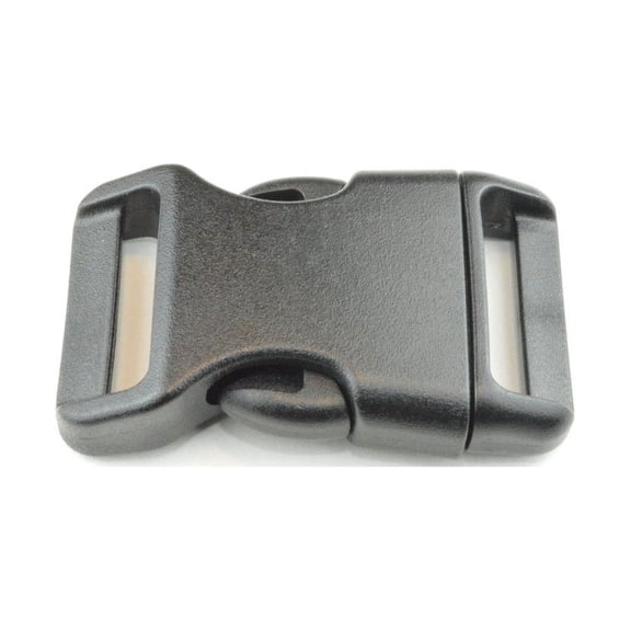 3/4" Black Buckle - 50 pack - Great for Paracord