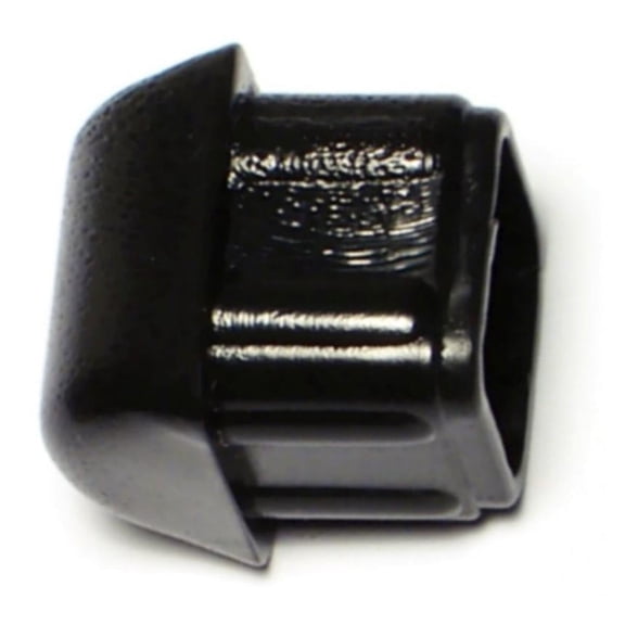 3/4" Black Plastic Square Inside Tips FTIP-111 (5 pcs.)