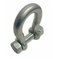 thumbnail image 1 of 3/4" Bolt Pin Anchor Shackle 6000 Lbs WLL, T316 Stainless Steel, Drop Forged, 1 of 8