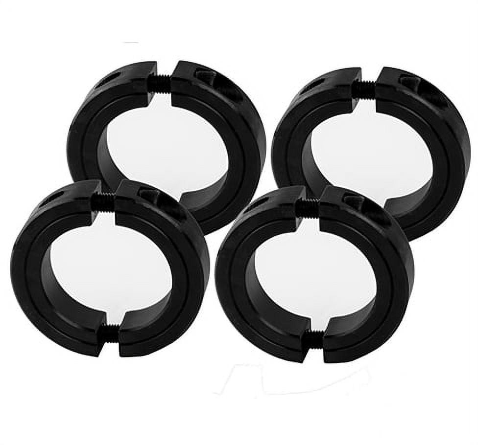 3/4" Bore Double Split Shaft Collar Black Oxide Set Screw Style (4 PCS