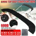 thumbnail image 1 of 3 / 4 Bow Bimini Tops, Boat Bimini Top Storage Boot Cover for Bimini Tops, V-Hull Boats, Jon Boats 54-103 inches Wide, 1 of 14