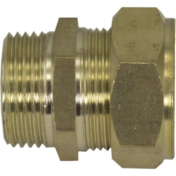 3/4" Brass Compression x 3/4" Male Fitting, 10 Pack