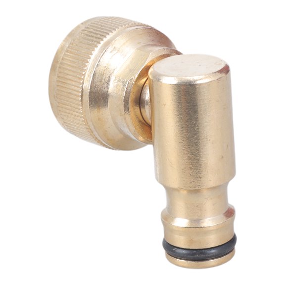 3/4" Brass Connector 90 Elbow Female Faucet Water Adapter for Shower Tube Garden Yard Watering Equipment
