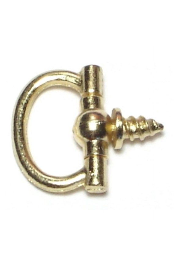 3/4" Brass Plated Steel Oval Decorative Rings SHB-109