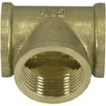 thumbnail image 1 of 3/4" Brass Tee Fitting, 10 Pack, 1 of 1