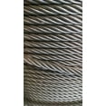 thumbnail image 1 of 3/4" Bright Wire Rope Steel Cable IWRC 6x26 (100 Feet), 1 of 1