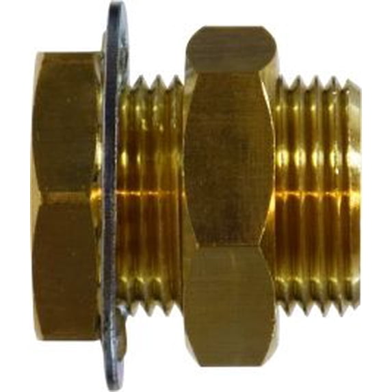 3/4 Bulkhead AnchOR Coupling, Bulkhead, Brass Fittings