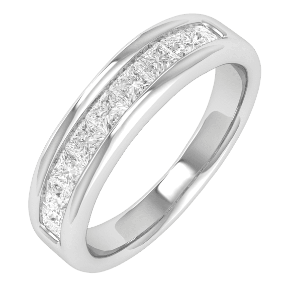 3/4 Carat Diamond Wedding Band Ring in 10K Gold (Ring Size 10.5)