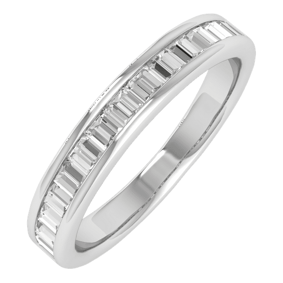 3/4 Carat Diamond Wedding Band Ring in 10K Gold (Ring Size 6.75)