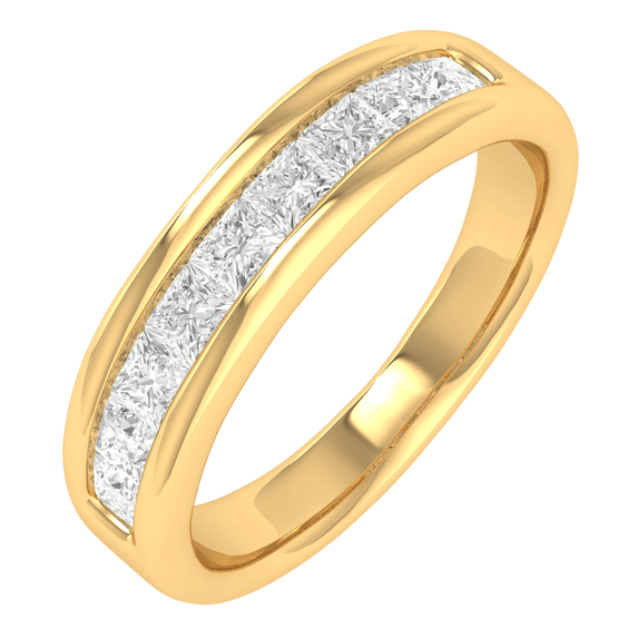 3/4 Carat Diamond Wedding Band Ring in 10K Gold (Ring Size 9.25)