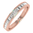 thumbnail image 1 of 3/4 Carat Diamond Wedding Band Ring in 10K Rose Gold (Ring Size 7.5), 1 of 4