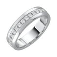 thumbnail image 1 of 3/4 Carat Diamond Wedding Band Ring in 10K White Gold (Ring Size 10.5), 1 of 1