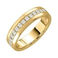 thumbnail image 1 of 3/4 Carat Diamond Wedding Band Ring in 10K Yellow Gold (Ring Size 5.75), 1 of 2