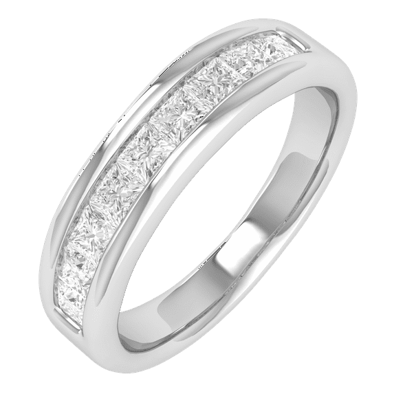 3/4 Carat Diamond Wedding Band Ring in 14K Gold (Ring Size 6.25)