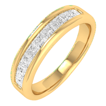 3/4 Carat Diamond Wedding Band Ring in 14K Gold (Ring Size 8)