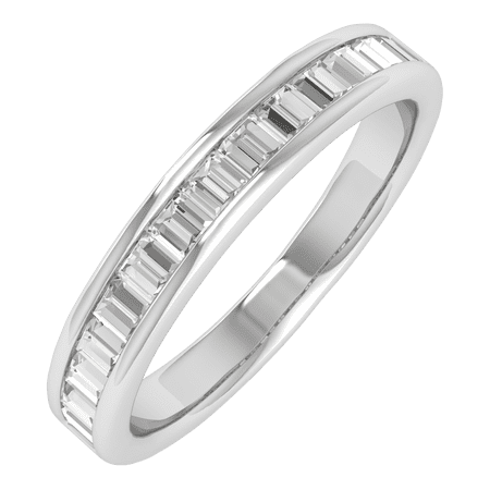 3/4 Carat Diamond Wedding Band Ring in 14K Gold (Ring Size 9.25)