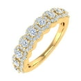 thumbnail image 1 of 3/4 Carat Diamond Wedding Band Ring in 14K Yellow Gold (Ring Size 10) (SI1-SI2 Clarity), 1 of 4