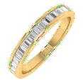 thumbnail image 1 of 3/4 Carat Diamond Wedding Band Ring in 14K Yellow Gold (Ring Size 4.25), 1 of 4