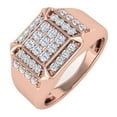 thumbnail image 1 of 3/4 Carat Men Diamond Wedding Band Ring in 14K Rose Gold(Ring Size 6.75), 1 of 6