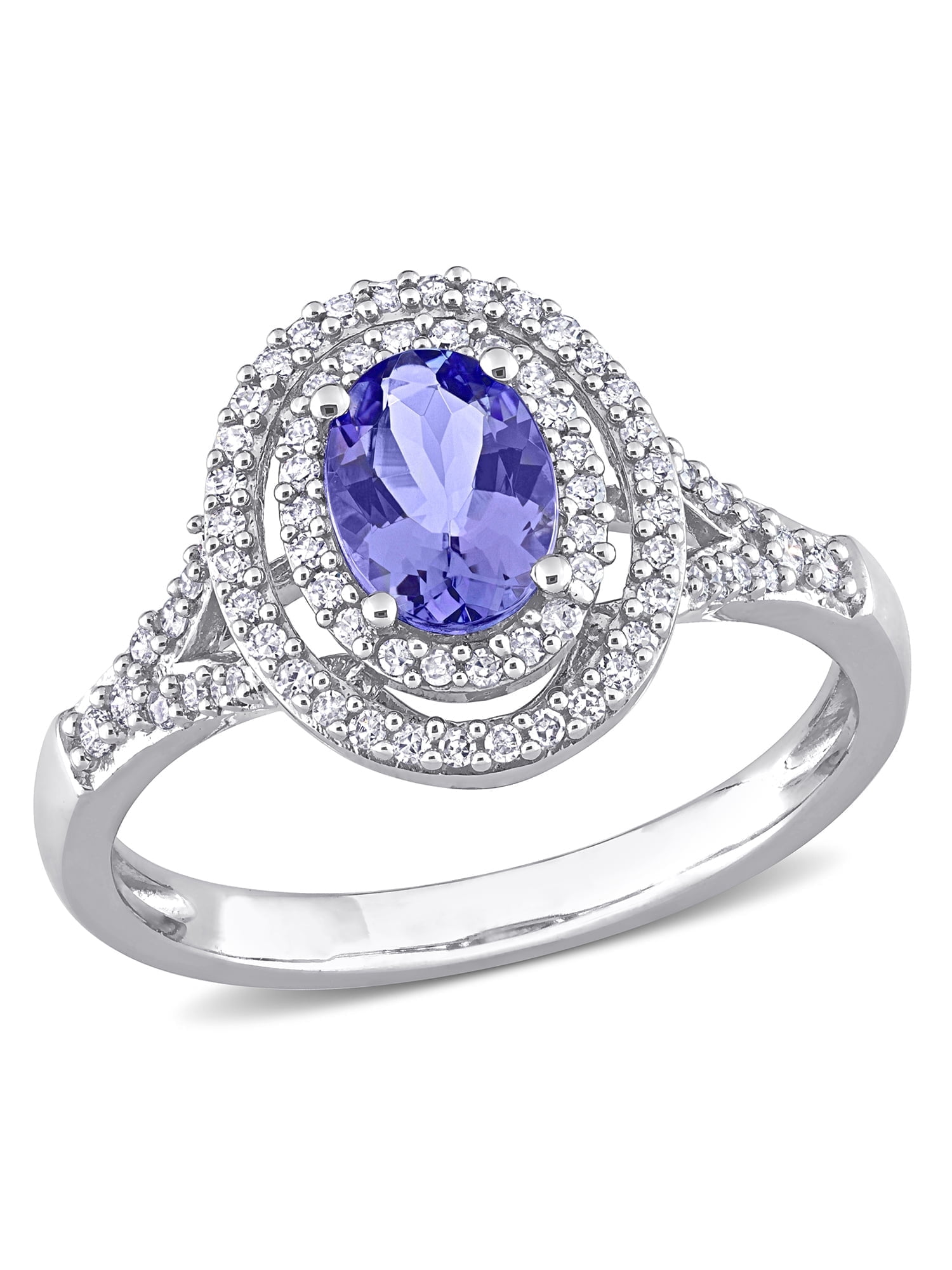 Everly Women's Tanzanite and Diamond 10k White Gold Ring