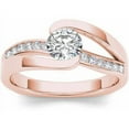 thumbnail image 1 of 3/4 Carat T.W. Diamond Bypass 14kt Rose Gold Engagement Ring, 1 of 1
