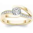 thumbnail image 1 of 3/4 Carat T.W. Diamond Bypass 14kt Yellow Gold Engagement Ring, 1 of 1